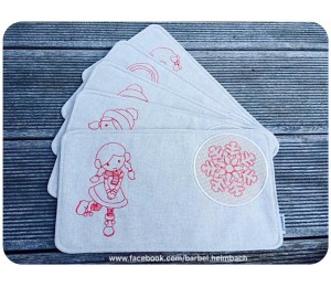 Stickserie - Schneegetobe Girl 5